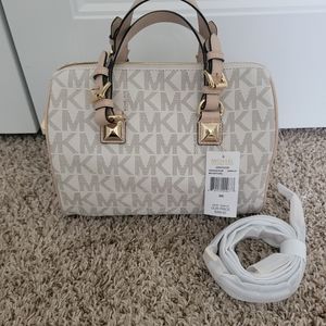 (SOLD) NWT Michael Kors Grayson Satchel